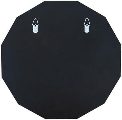 Flat Wall Mirror Beveled Edge Frameless Wall Mount Mirror, Irregular Shaped, Unique Vanity Mirror 24" - Image 3