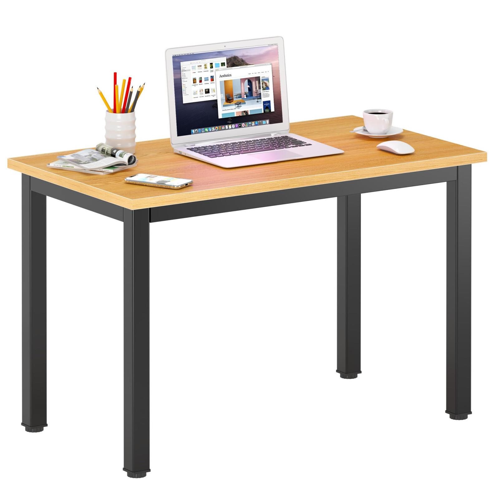 Desk - 31.5 Inch Small Computer Desk for Home Office -Writing Table for Small Spaces White - Image 1