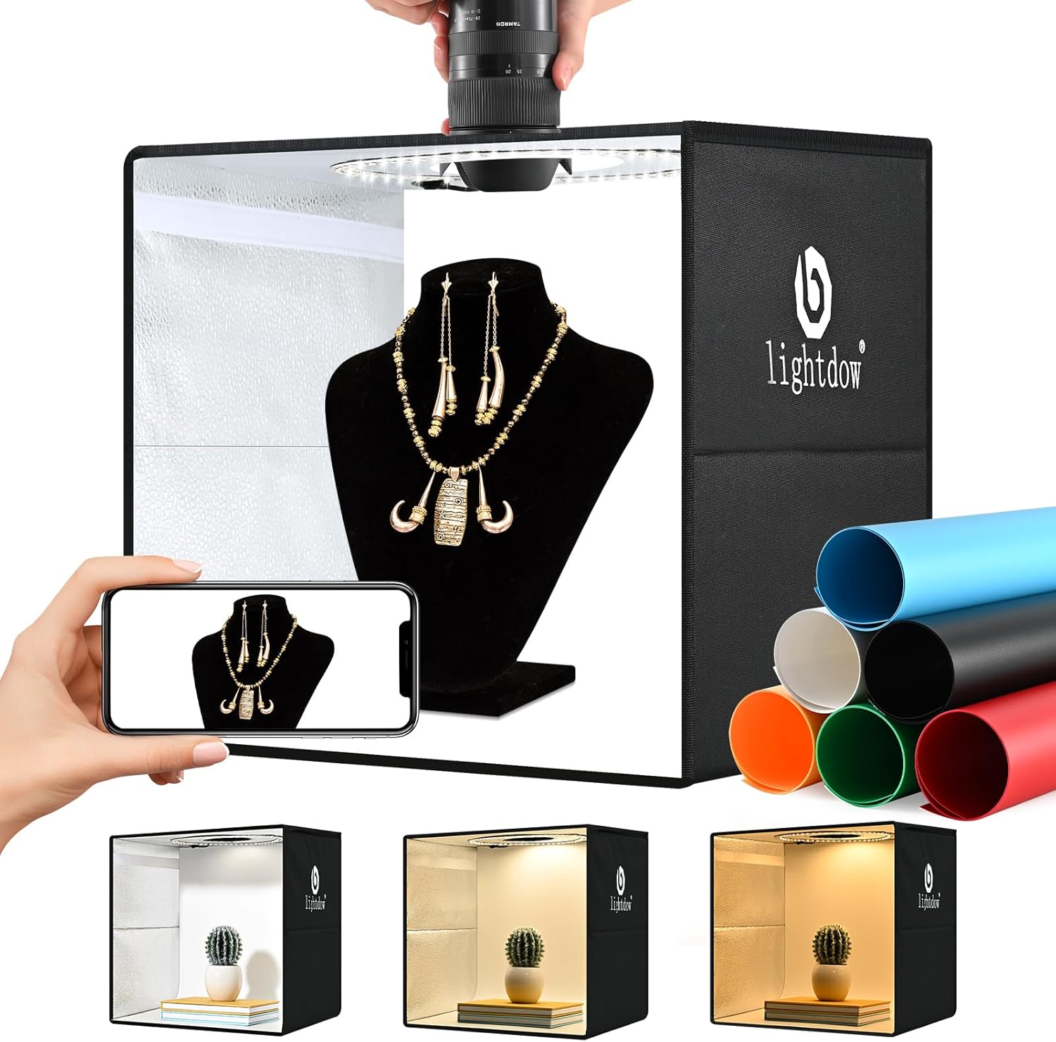 16"x16"x12" Photo Studio Light Box Photog - Image 1